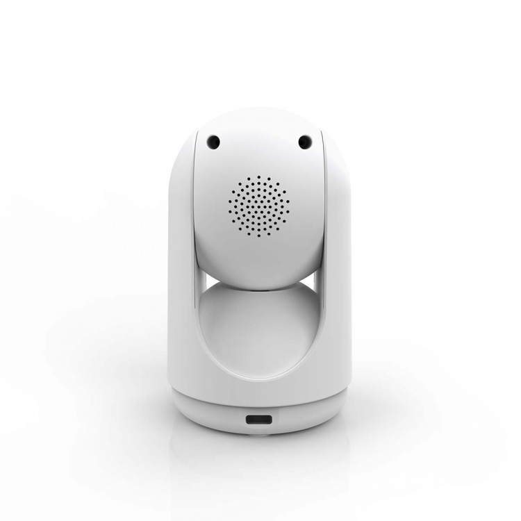 Nedis SmartLife Innendørs kamera | 3MP Full HD 1296p | Panorering og vipping | Cloud Storage (valgfritt) / microSD (ikke inkludert) / Onvif | Med bevegelses sensor | Nattsyn | Hvit