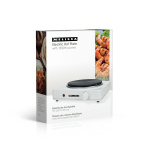 MELISSA Elektrisk kokeplate | 1500 W | Ø 18,5 cm | 6 varmeinnstillinger | Sklisikre føtter | Hvit