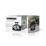 MELISSA Retro kjøkkenvekt | Analog | Metallhus | Avtakbar skål | Maks. 5 kg | 25-grams trinn | Svart