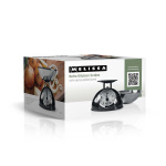 MELISSA Retro kjøkkenvekt | Analog | Metallhus | Avtakbar skål | Maks. 5 kg | 25-grams trinn | Svart