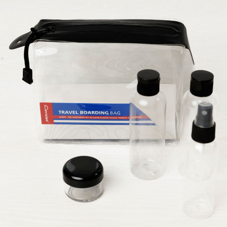 Cavalet Resekit 5 (Nackkudde, Reseflaskor, Bagagetag Blå, Bagagerem, Sovmask)