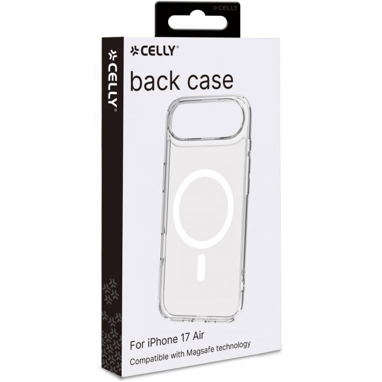 Celly Gelskinmag TPU Cover MagSafe-kompatibelt iPhone Air Transparent