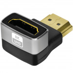 LogiLink HDMI-adapter Vinklad 90° Hane-Hona 8K/60 Hz