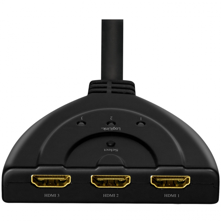 LogiLink HDMI-switch 3-portar Dubbelriktad HDMI 1.4 4K/30 Hz
