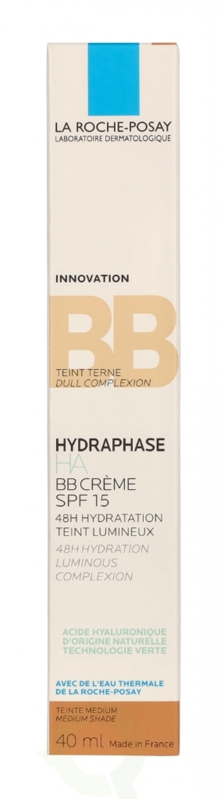 La Roche LRP Hydraphase BB Cream SPF15 40 ml Medium