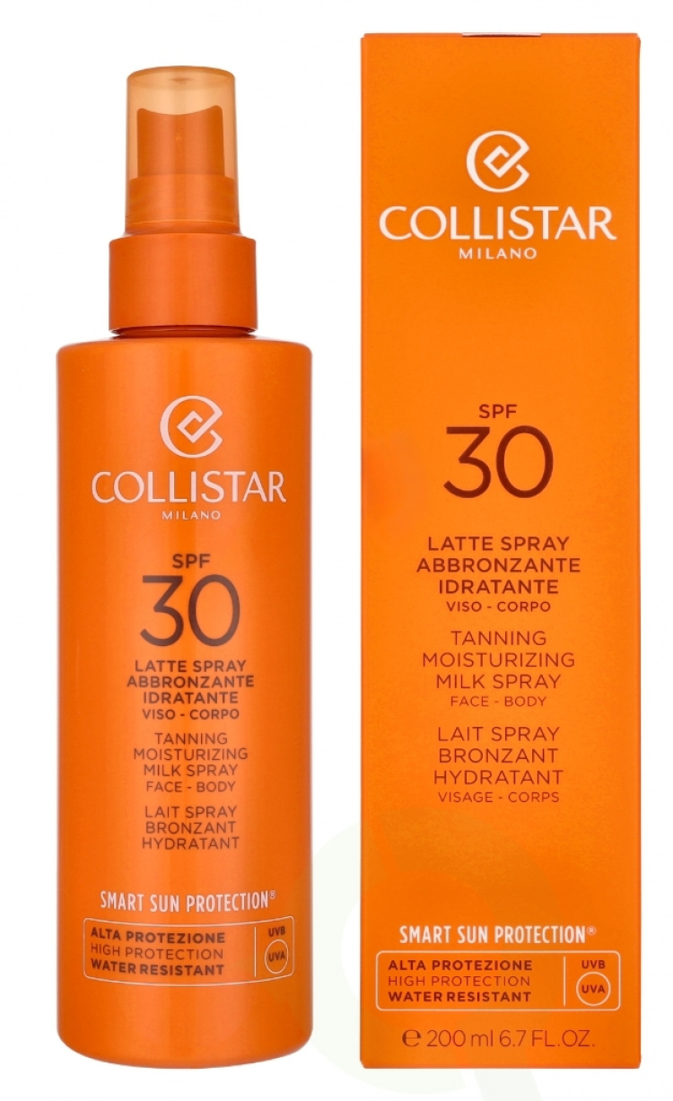 Collistar Tanning Moisturizing Milk Spray Face-Body SPF30 200 ml