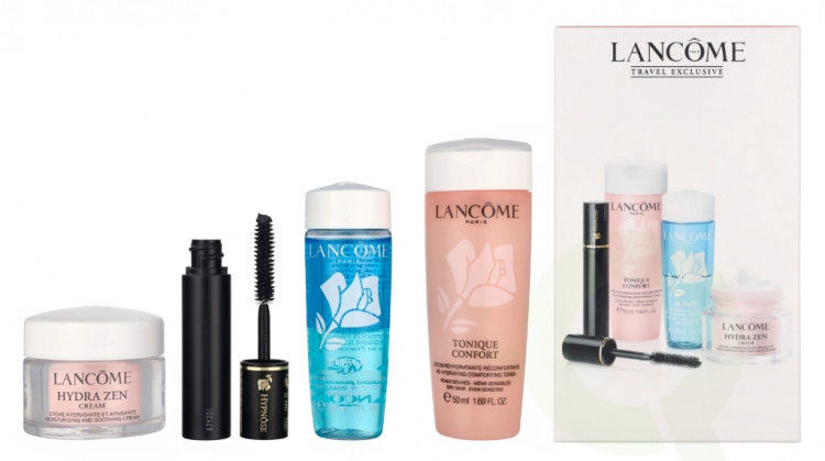 Lancome Hydra Zen Must-Haves Set 97 ml Tonique 15ml/Make-Up Remover 30ml/Cream SPF15 15ml/Mascara Black 2ml