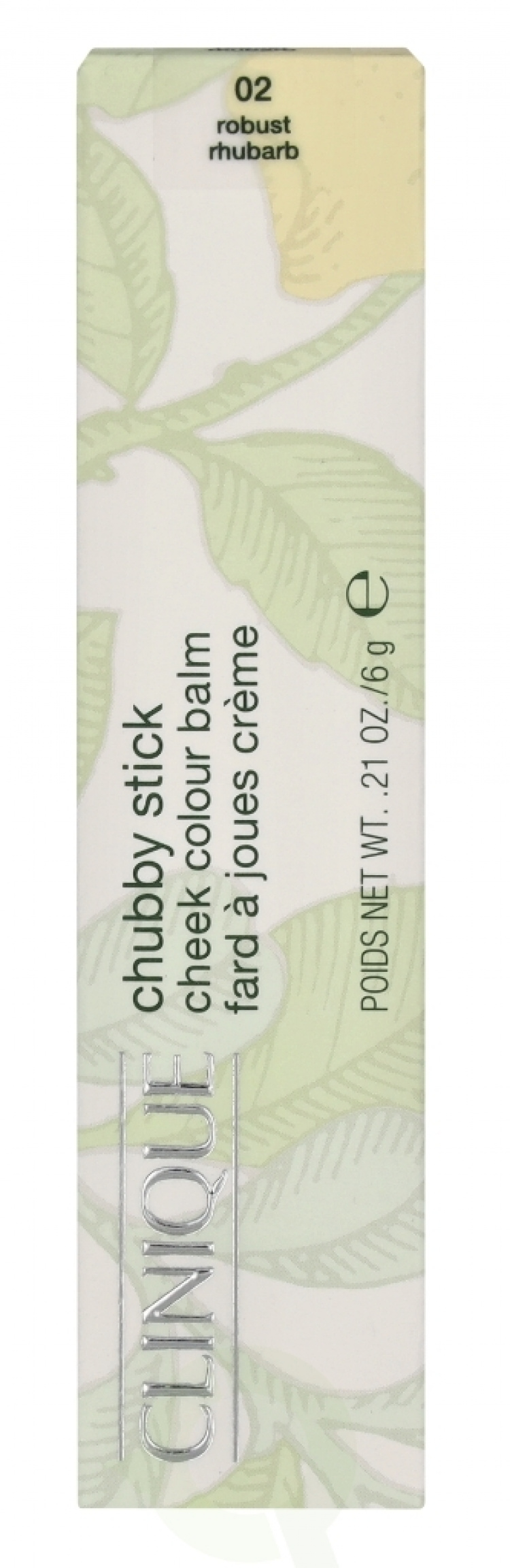 Clinique Chubby Stick Cheek Colour Balm 6 g #02 Robust Rhubarb
