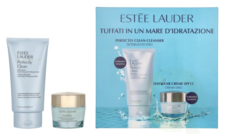 Estee Lauder DayWear Spring Set 200 ml DayWear Multi-Protection Anti-Oxidant 24H-Moisture Creme SPF15 50ml/Perfectly Clean Multi-Action Foam Cleanser/Moisture Mask 150ml