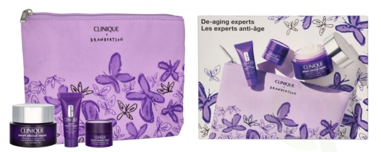 Clinique Smart Clinical Repair Set 65 ml Smart Clinical Repair Lifting Face + Neck Cream 50ml/Smart Clinical Repair Wrinkle Correcting Serum 10ml (promo) /Smart Clinical Reapir Wrinkle Correcting Eye Cream 5ml (promo)