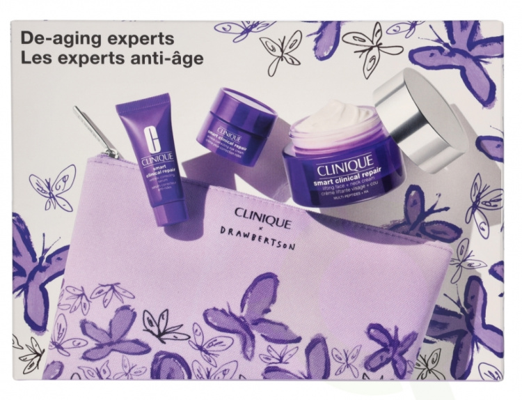 Clinique Smart Clinical Repair Set 65 ml Smart Clinical Repair Lifting Face + Neck Cream 50ml/Smart Clinical Repair Wrinkle Correcting Serum 10ml (promo) /Smart Clinical Reapir Wrinkle Correcting Eye Cream 5ml (promo)