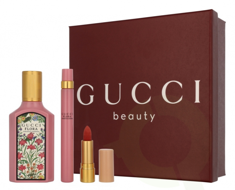 Gucci Flora Gorgeous Gardenia Giftset 60 ml Edp Spray 50ml/ Edp Spray 10ml