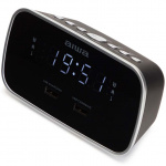 AIWA Klockradio Två alarm USB ladd-uttag Svart AIWA Klockradio Två alarm USB ladd-uttag Svart