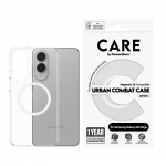 Panzer CARE by PanzerGlass - Flagship Case Transparent Urban Combat m. hvit Qi kompatibel Samsung S25 Edge Panzer CARE by PanzerGlass - Flagship Case Transparent Urban Combat m. hvit Qi kompatibel Samsung S25 Edge