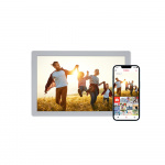 Rollei Smartere bilderamme - 10 Diagonal - WiFi - App-kontroll - Modell 106 Bærbar - Hvit