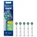 Oral B Pro Cross Action tannbørstehoder - Hvite - 5 stk Oral B Pro Cross Action tannbørstehoder - Hvite - 5 stk