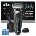 Braun Series 7 elektrisk barbermaskin, SmartCare Center, +1 tilbehør, 72-C7200CC - Gull Braun Series 7 elektrisk barbermaskin, SmartCare Center, +1 tilbehør, 72-C7200CC - Gull