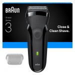 Braun Series 3 elektrisk barbermaskin - grå Braun Series 3 elektrisk barbermaskin - grå