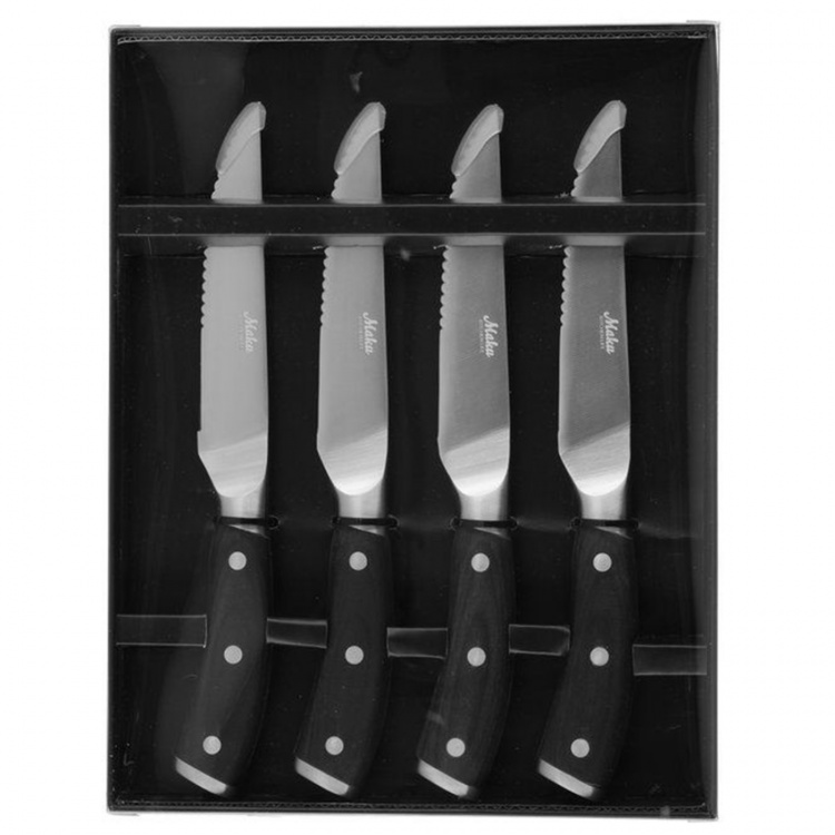 Maku Pakka wood kött-/pizzaknivar 4 st Maku Pakka wood kött-/pizzaknivar 4 st