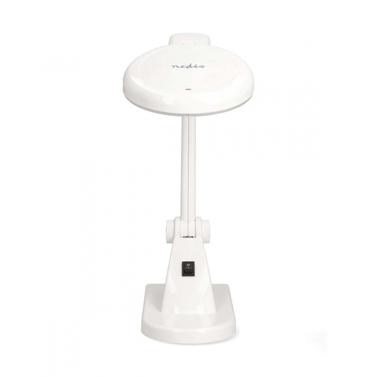 Nedis Forstørrelsesbordlampe | Linsestyrke: 3 + 12 Diopter | 6500 K | 6 W | 400 lm | Hvit