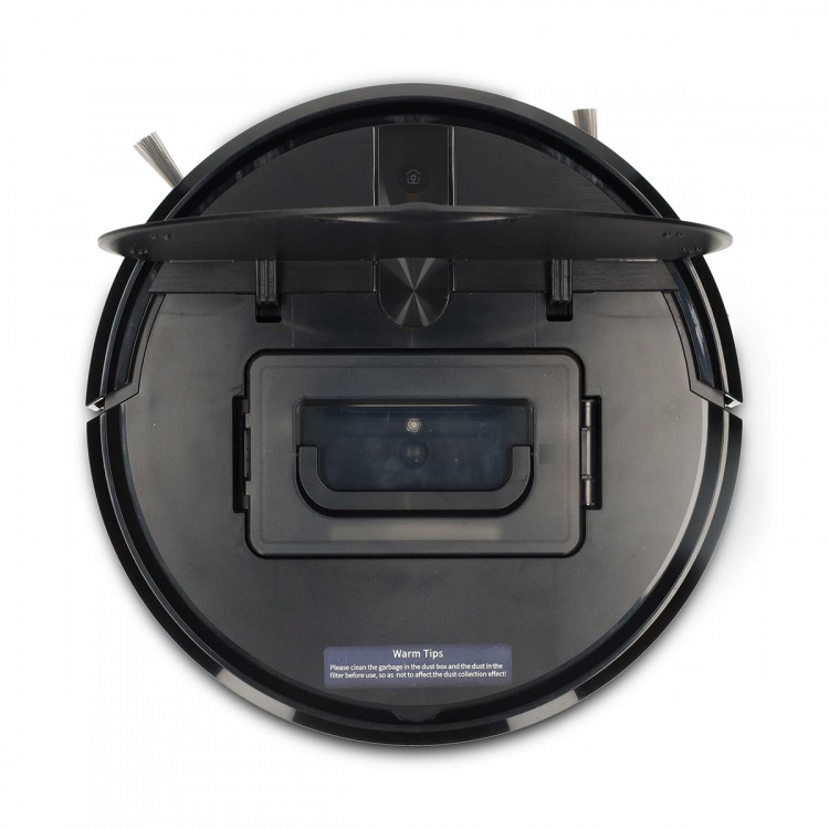 Nedis SmartLife Robot Støvsuger | Tilfeldig | Wi-Fi | Kapasitet Collection Reservoir: 0.6 l | Automatsik lading | Maksimal driftstid: 2 timer | Sort | Android™ / IOS