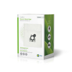 Nedis Støvsugepose- | 8 stk. | Syntetisk | Mest solgt for: Miele GN | Hvit