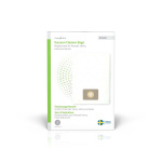 Nedis Støvsugepose- | 4 stk. | Syntetisk | Mest solgt for: Numatic Henry / Hetty / James | Hvit