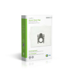 Nedis Støvsugepose- | 4 stk. | Syntetisk | Mest solgt for: Bosch / Siemens D - E - F - G - H | Hvit