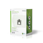 Nedis Støvsugepose- | 8 stk. | Syntetisk | Mest solgt for: Bosch / Siemens D - E - F - G - H | Hvit Nedis Støvsugepose- | 8 stk. | Syntetisk | Mest solgt for: Bosch / Siemens D - E - F - G - H | Hvit