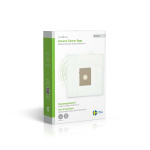 Nedis Støvsugepose- | 4 stk. | Syntetisk | Mest solgt for: Bosch / Siemens Arriva - Smiley K | Hvit