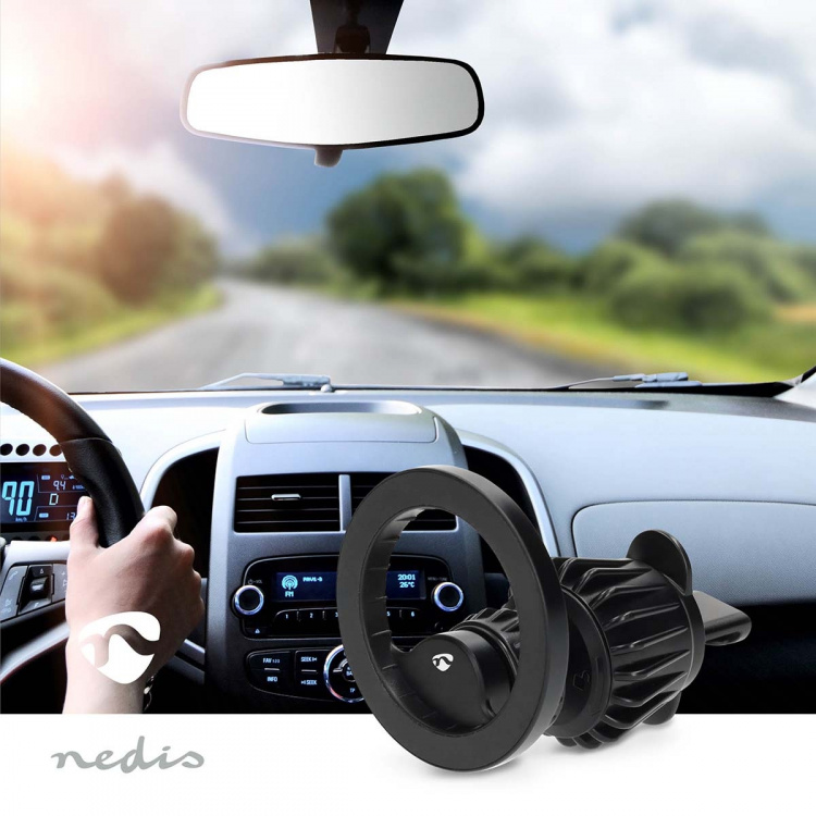 Nedis Smartphone bilmontering | Magnetisk | In-Car Air Vent | Universal | Adjustable Angle Nedis Smartphone bilmontering | Magnetisk | In-Car Air Vent | Universal | Adjustable Angle