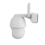 Nedis SmartLife Utendørs kamera | Søkelys | 3MP Full HD 1296p | Panorering og vipping | IP65 | Maks. batteri levetid: 3 Måned | Cloud Storage (valgfritt) / microSD (ikke inkludert) | 5 V DC | Med bevegelses sensor | Nattsyn | Hvit