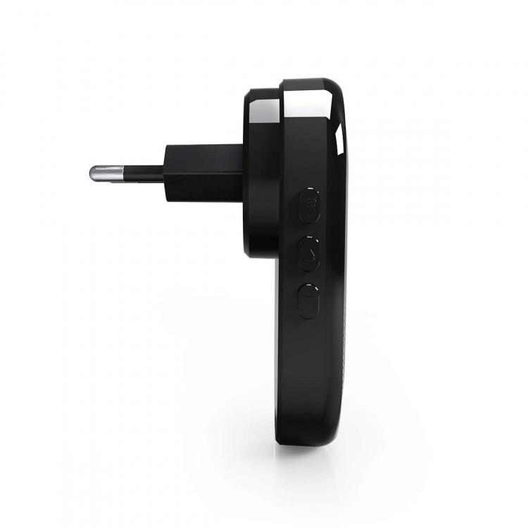 Nedis SmartLife-Klokke | RF, frequency 433 Mhz | Tilbehør til: WIFICDP11BK / WIFICDP21BK / WIFICDP31BK | Nettstrøm drevet | 55 Lyder | 110 - 240 V AC 50/60 Hz | Justerbar volum | Sort Nedis SmartLife-Klokke | RF, frequency 433 Mhz | Tilbehør til: WIFICDP11BK / WIFICDP21BK / WIFICDP31BK | Nettstrøm drevet | 55 Lyder | 110 - 240 V AC 50/60 Hz | Justerbar volum | Sort