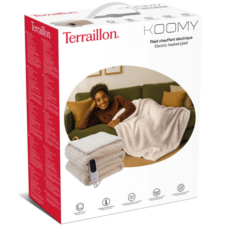 Terraillon Värmefilt Koomy 180x130cm 140W Cream