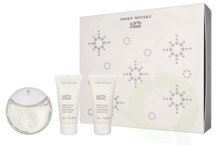 Issey Miyake A Drop D\'Issey Giftset 150 ml Edp Spray 50ml/2x Hand Cream 50ml