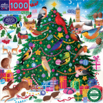 eeBoo Puslespill 1000 brikker - Christmas Songbirds (EPZT204)