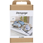 Creative Toys Creativ - Craft Kit Decoupage, Østersskjell, blå, (977787)