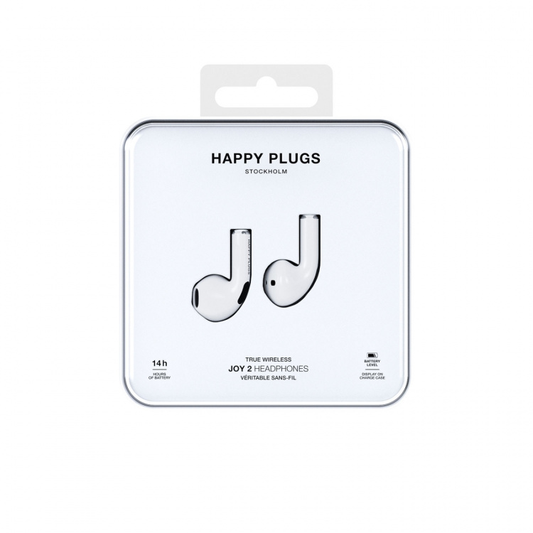 Happy Plugs Hodetelefon Joy 2 In-Ear TWS Hvit