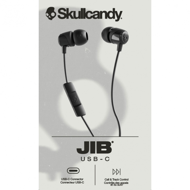 Skullcandy Hodetelefon JIB USB-C Kablet In-Ear True Black