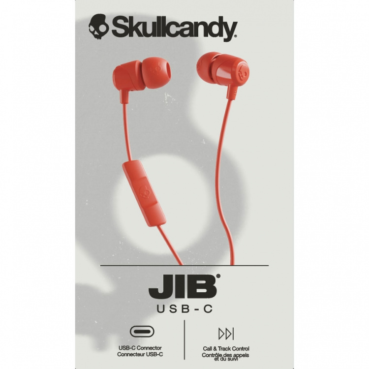 Skullcandy Hodetelefon JIB USB-C Kablet In-Ear Red Plasma
