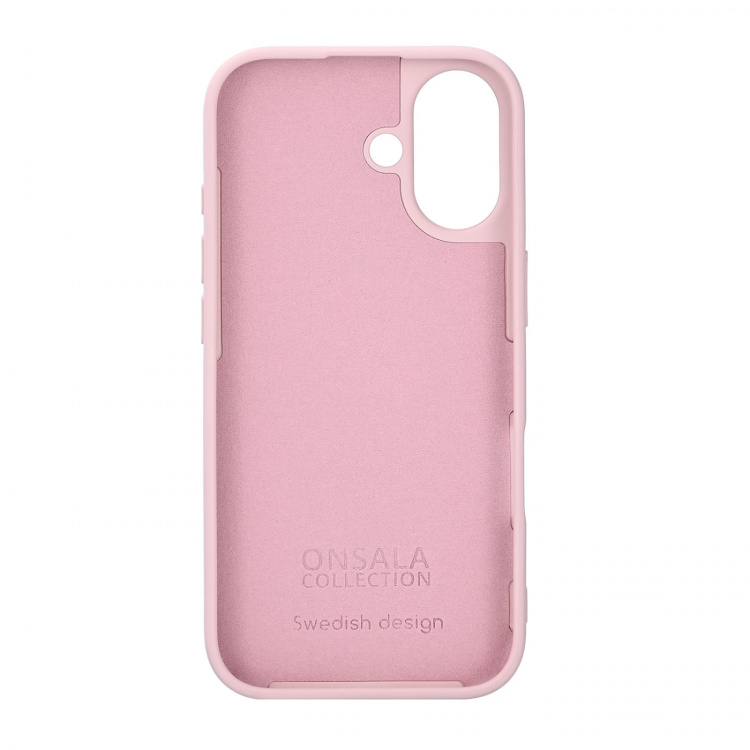 Onsala Mobildeksel med silikonsfølelse Chalk Pink - iPhone 17