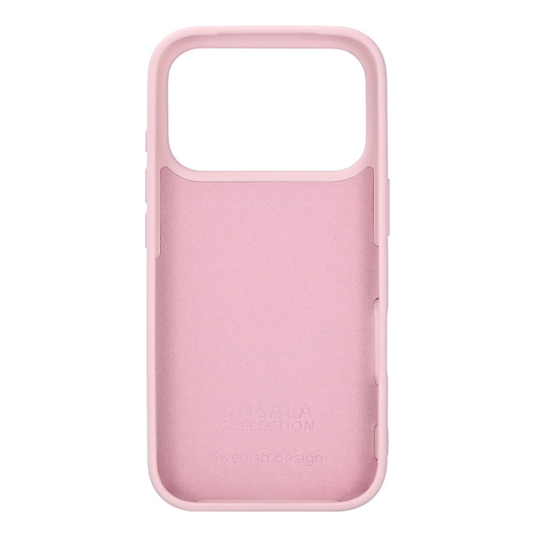 Onsala Mobildeksel med silikonsfølelse Chalk Pink - iPhone 17 Pro