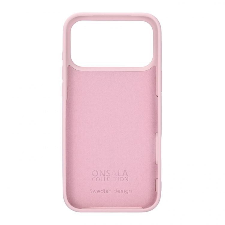 Onsala Mobildeksel med silikonsfølelse Chalk Pink - iPhone 17 Pro Max