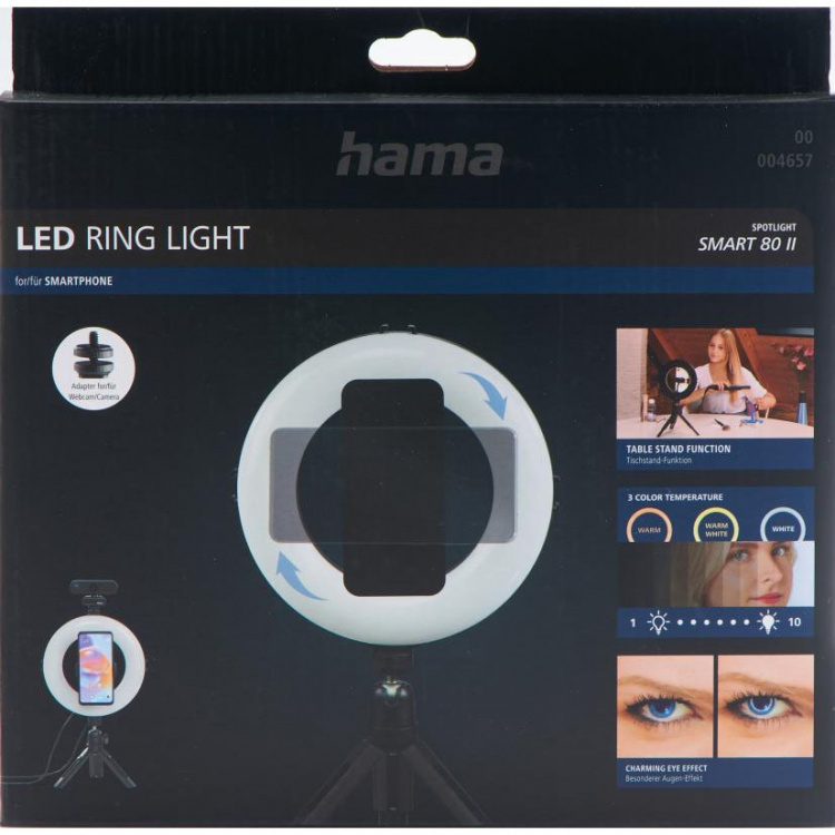 Hama Ringlys Spotlight Smart 80 Ii Sett For Smarttelefoner