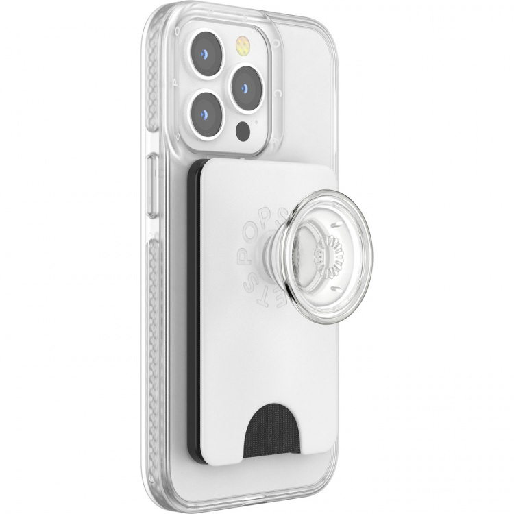 PopSockets Lommebok Popwallet for Magsafe Hvit