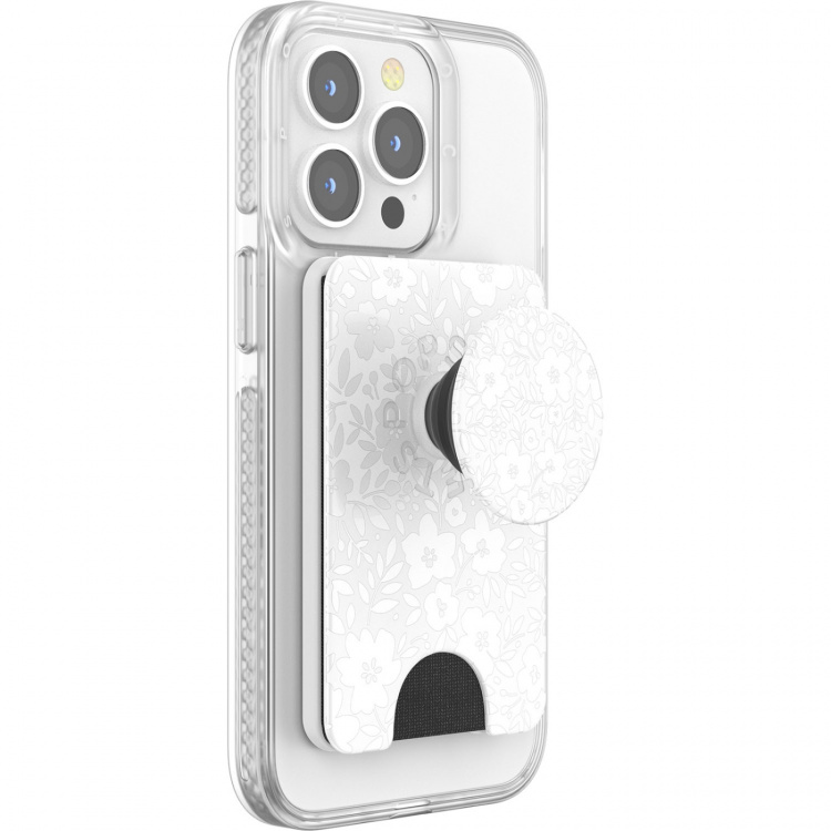 PopSockets Lommebok Popwallet for Magsafe Blanc Fresh