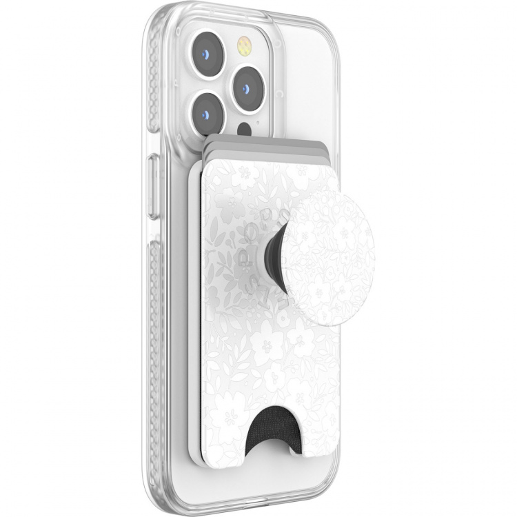PopSockets Lommebok Popwallet for Magsafe Blanc Fresh