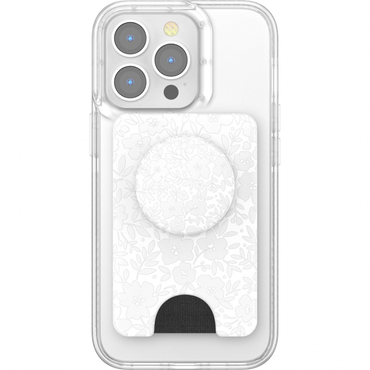 PopSockets Lommebok Popwallet for Magsafe Blanc Fresh