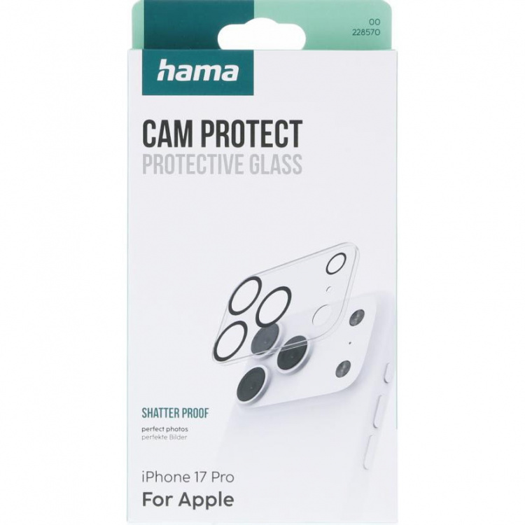 Hama Kamera­beskyttelsesglass iPhone 17 Pro