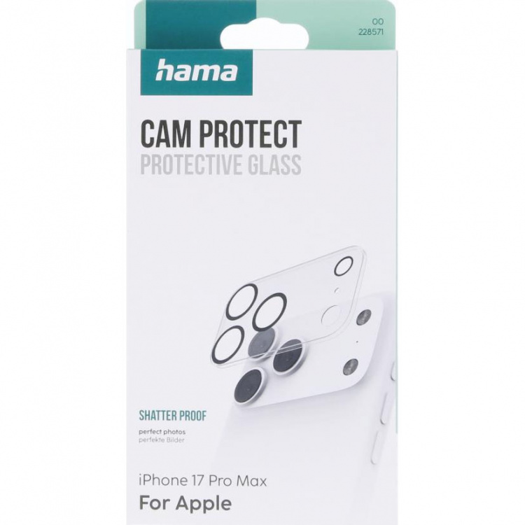 Hama Kamera­beskyttelsesglass iPhone 17 Pro Max